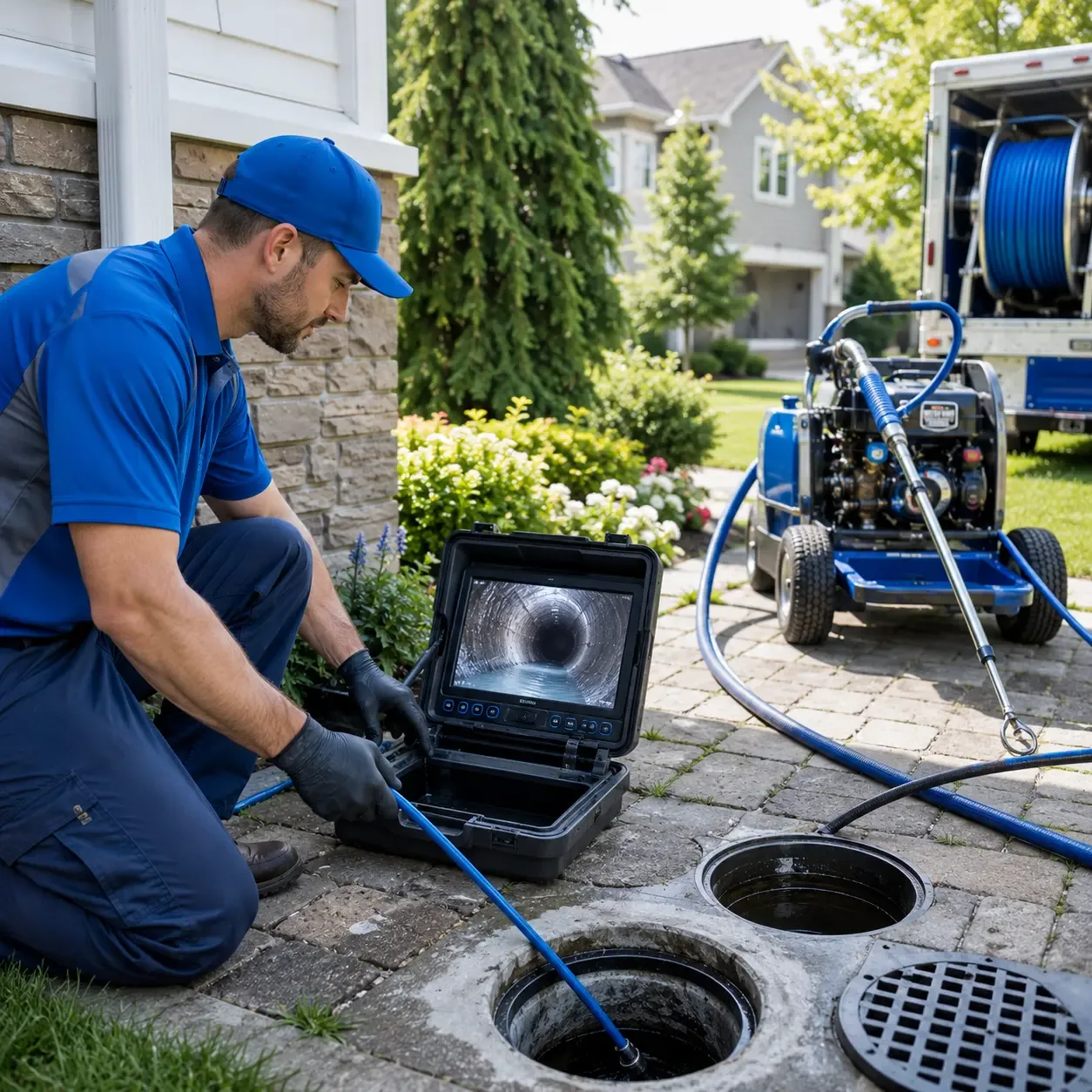 Outdoor drain cleaning professionals serving Schellsburg, PA